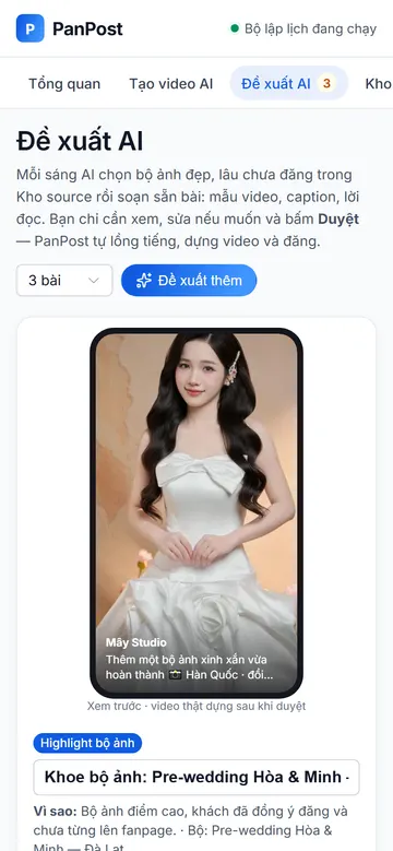 Đề xuất AI trên điện thoại